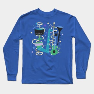 Vintage Jazz Improv Long Sleeve T-Shirt